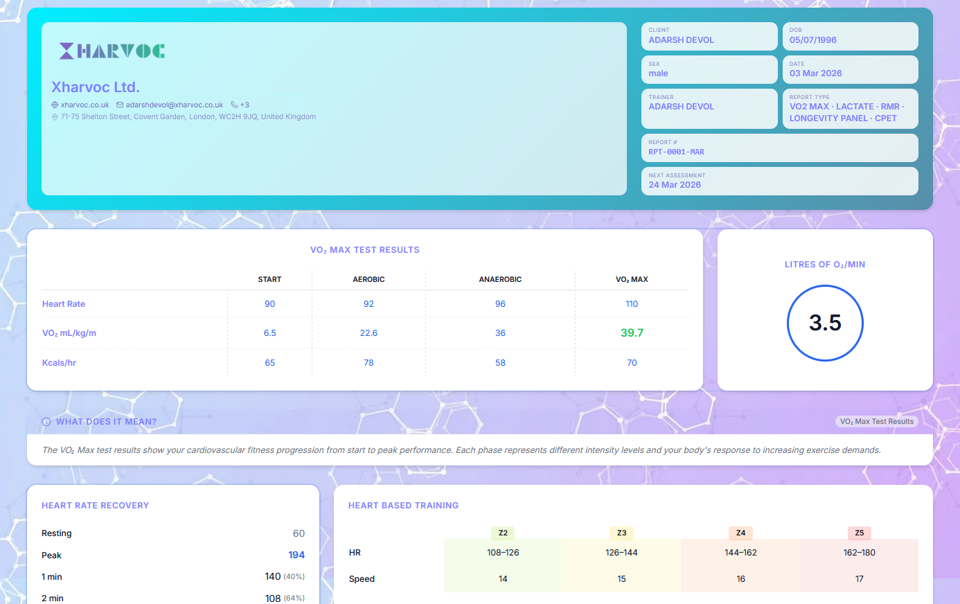 Branded Reports – Aerivity feature screenshot
